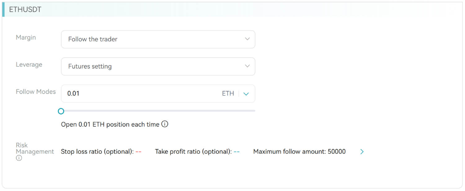 Setting up copy-trading on Bitget